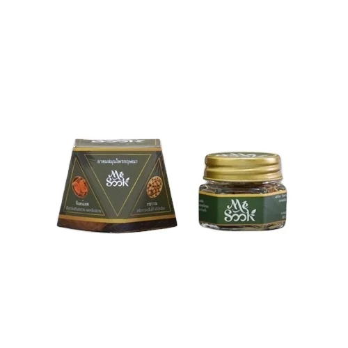Agarwood Oil Extract Herbal Inhaler Pack Glass Jar 10 ml Essential Oil 100% Natural  Nasal Inhaler Spa Products from Thailand