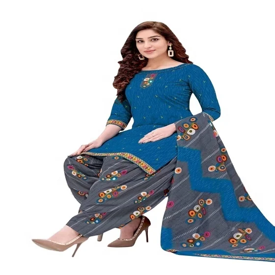 
Designer Patiyala Suits for Women Coton Salwar Kameez Punjabi Dress 2021 Retail shopping 