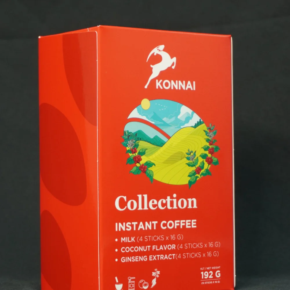 Кофе 3 в 1 растворимый от deteh кофе с натуральным порошковым ароматом 100% Arabica кофейные зерна коробка 15 пакетиков * 16 г