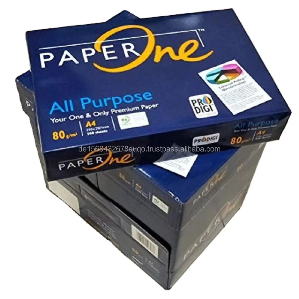 Wholesale PaperOne A4 Copy Paper 80 Gsm perfect for office use premium quality paper available for bulk purchases
