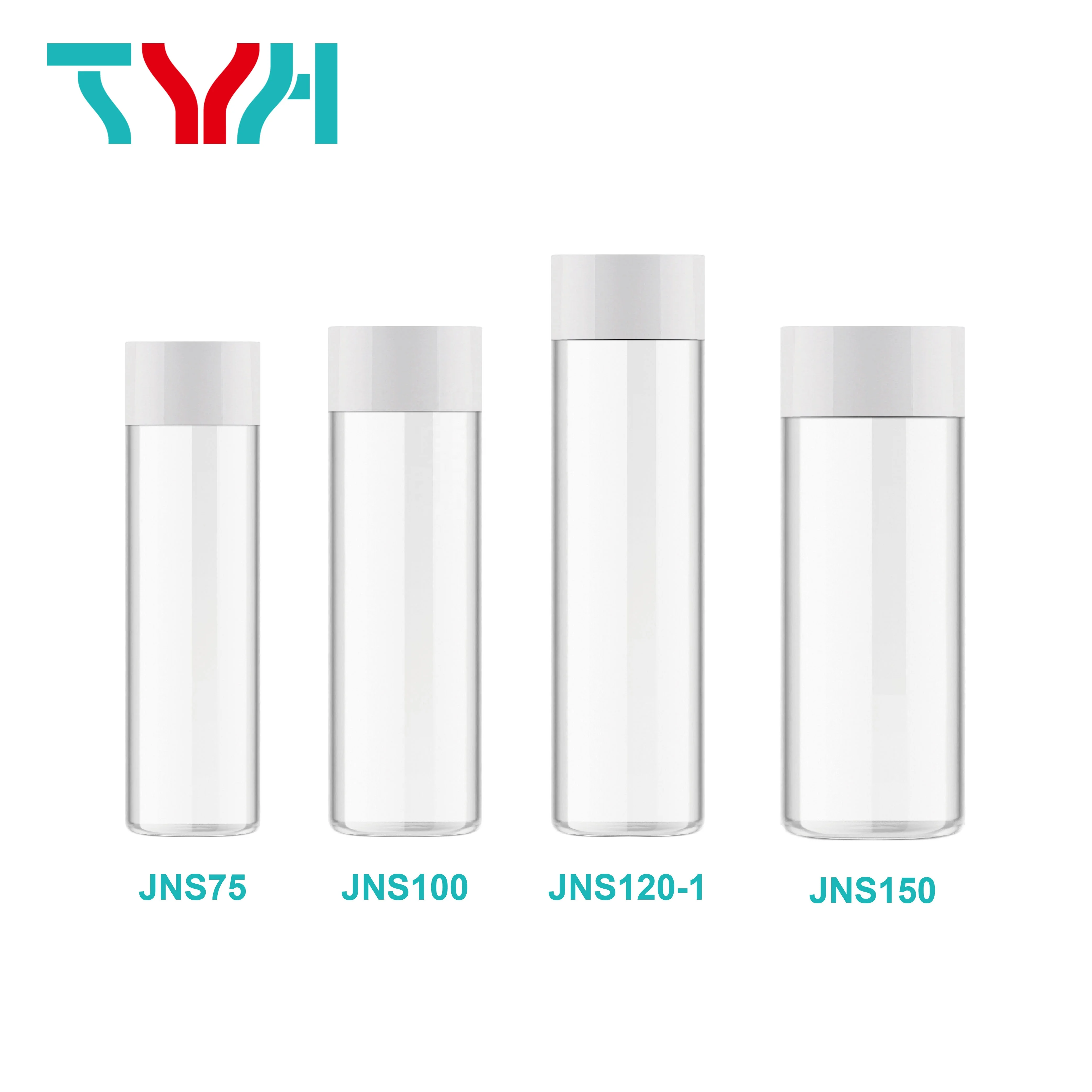 5ml-250ml PETG Cylindrical Round Plastic Bottle with Inner Plug and PP Cap (JNS Series)