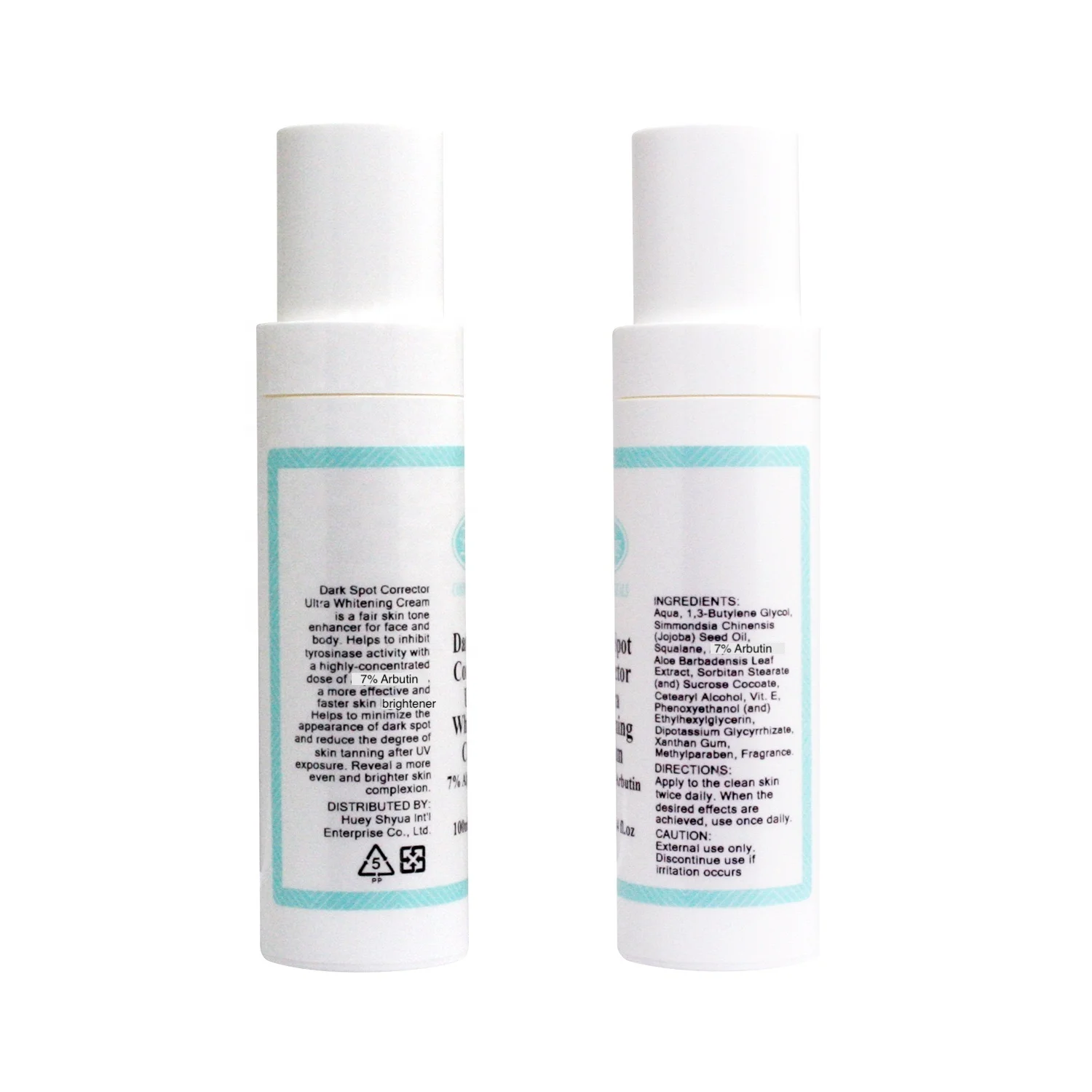 Most Effective 7% High Concentration Arbutin Skin Whitening Cream Body Brightening Dark Spot Corrector OEM ODM Private Label