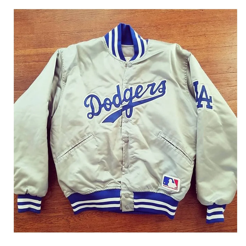 Customized Design Team Name & Number Starter / NFL Batch Embroidered Satin Jacket