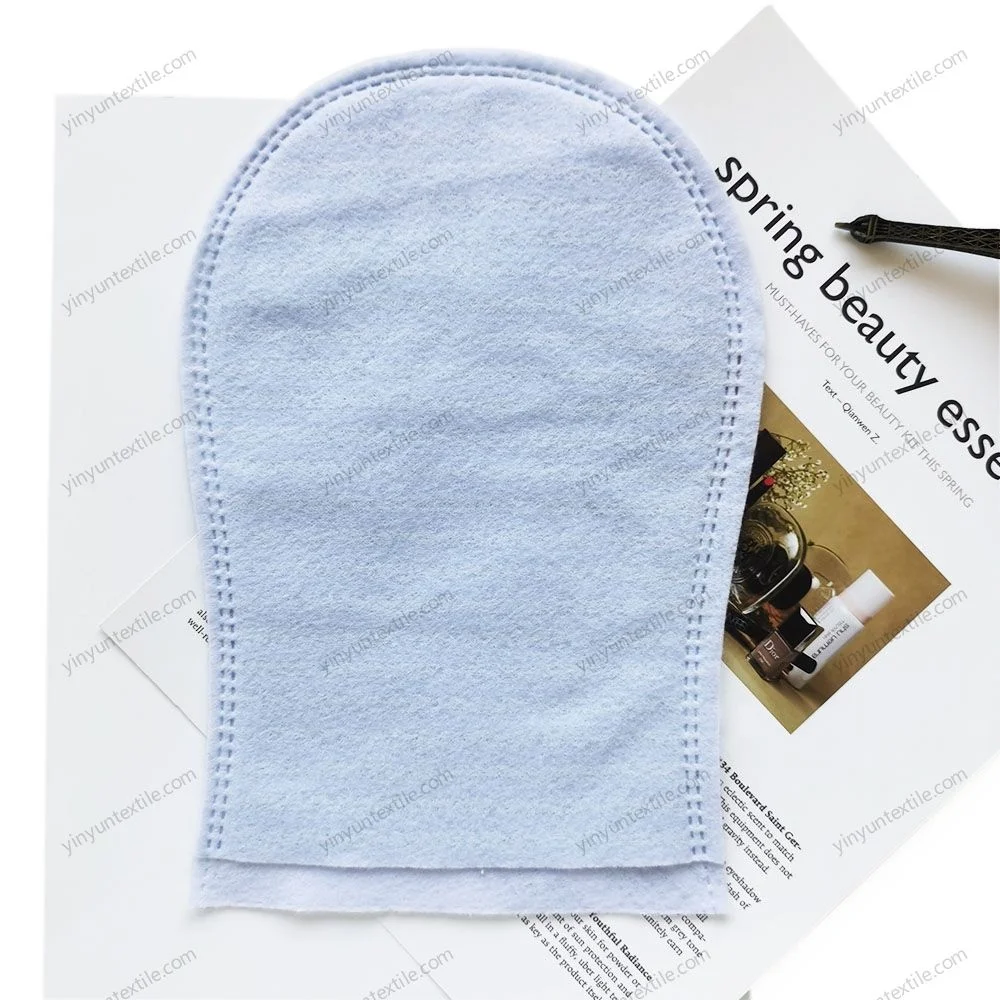 Disposable Adult Wash Deodorant Glove Wipes Bed Bath Patient Skin Care Wipes Unscented Body Bathing Gloves