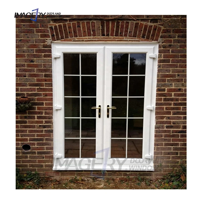 Снимки самых популярных коммерческих магазинов передняя створчатая стеклянная распашная дверь из НПВХ для дома