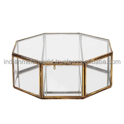 Серебряная шкатулка для ювелирных изделий индивидуальная форма высококачественные металлические и стеклянные безделушки шкатулки украшений подарков