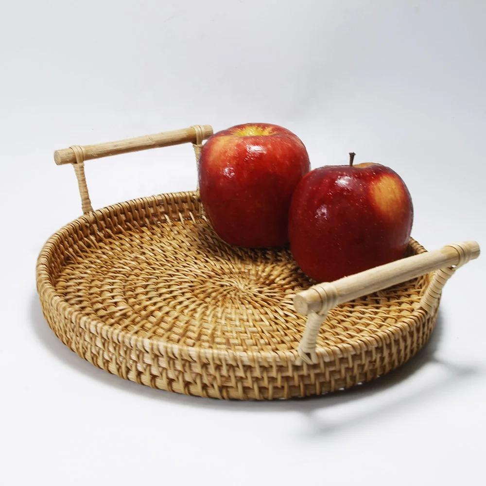 Vietnam Eco-friendly Natural Rattan Basket Wicker Water Hyacinth Basket With Customized Size