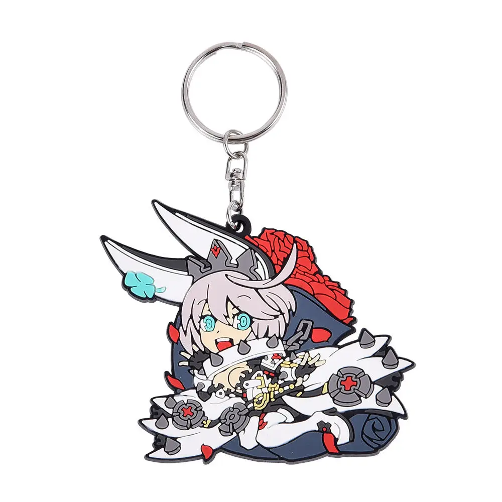 Wholesale Popular Customized Cheap Rubber & PVC Keyring Eco-Friendly Plastic Keychain for Gifts