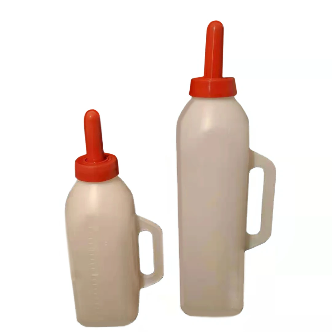 Livestock Equipment Plastic Sheep Calf Goat Milk Feeding Bottle Lamb Milk Jug With Nipple Teat