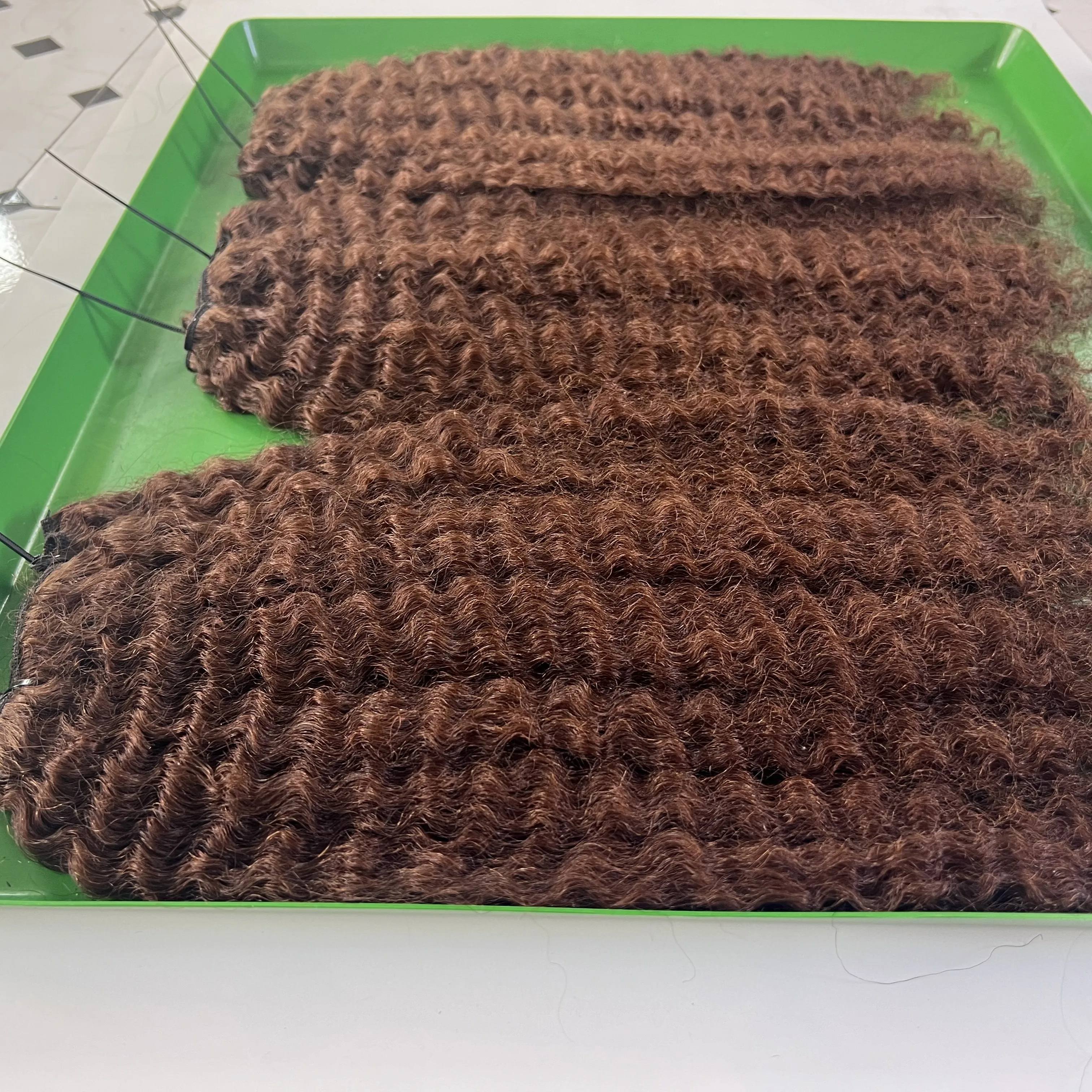 Price Wholesale Raw Hair Extension Wholesale Qhair Raw Hair Black Burmese Curly Genius Weft Machine Bundles From Qhair