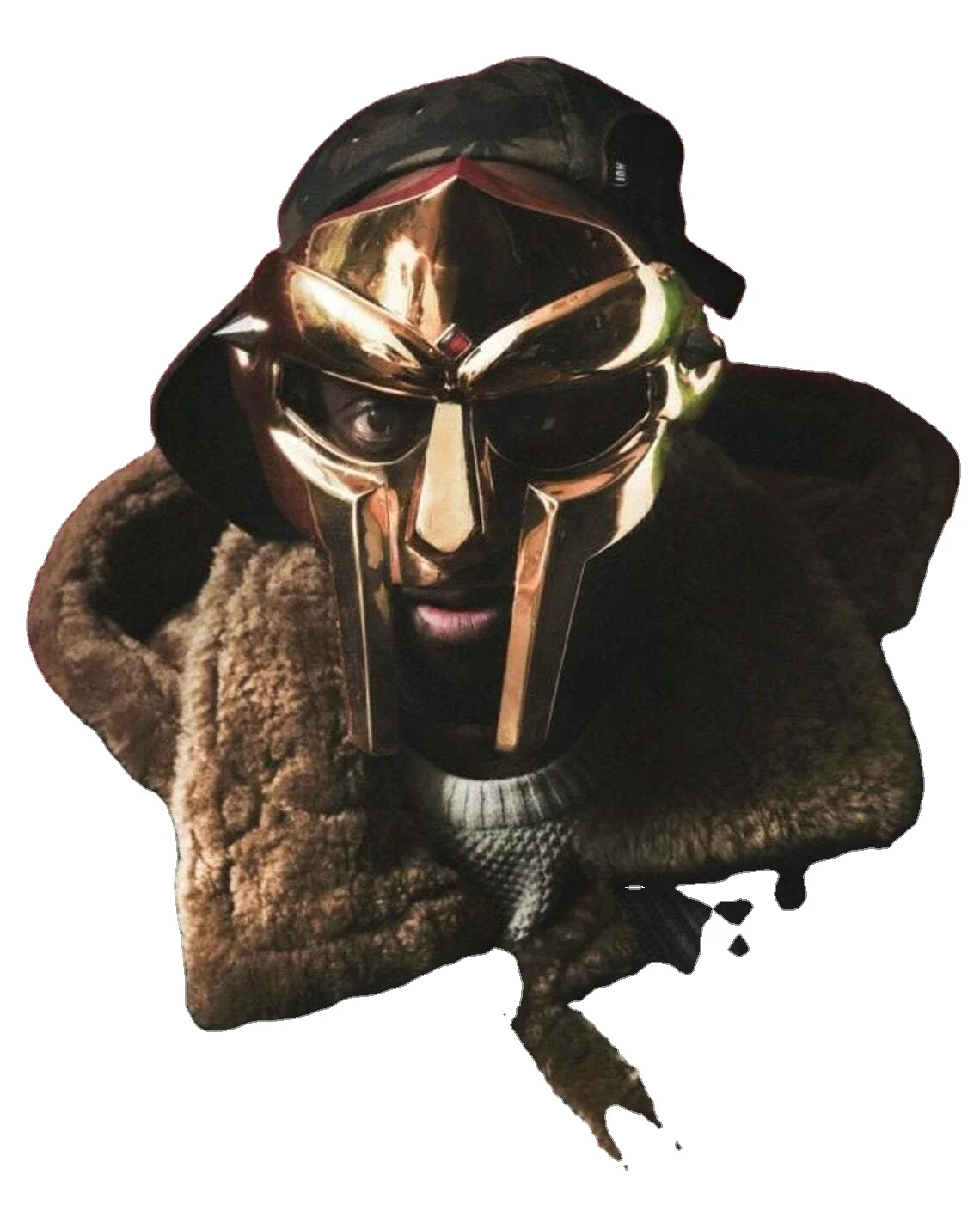 Средневековая MF Doom гладиаторская маска с золотой отделкой латунный защитный шлем для лица Рождественский 18Ga стальной гладиаторский от производителя
