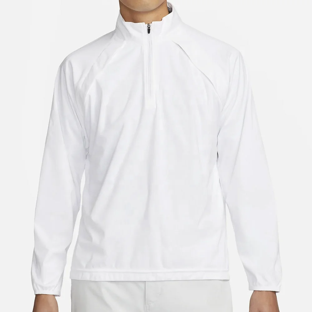 White colour Front zipup Waterproof Windbreaker Jacket Blank Outdoor Waterproof Windbreaker for Men and Women Plus Size