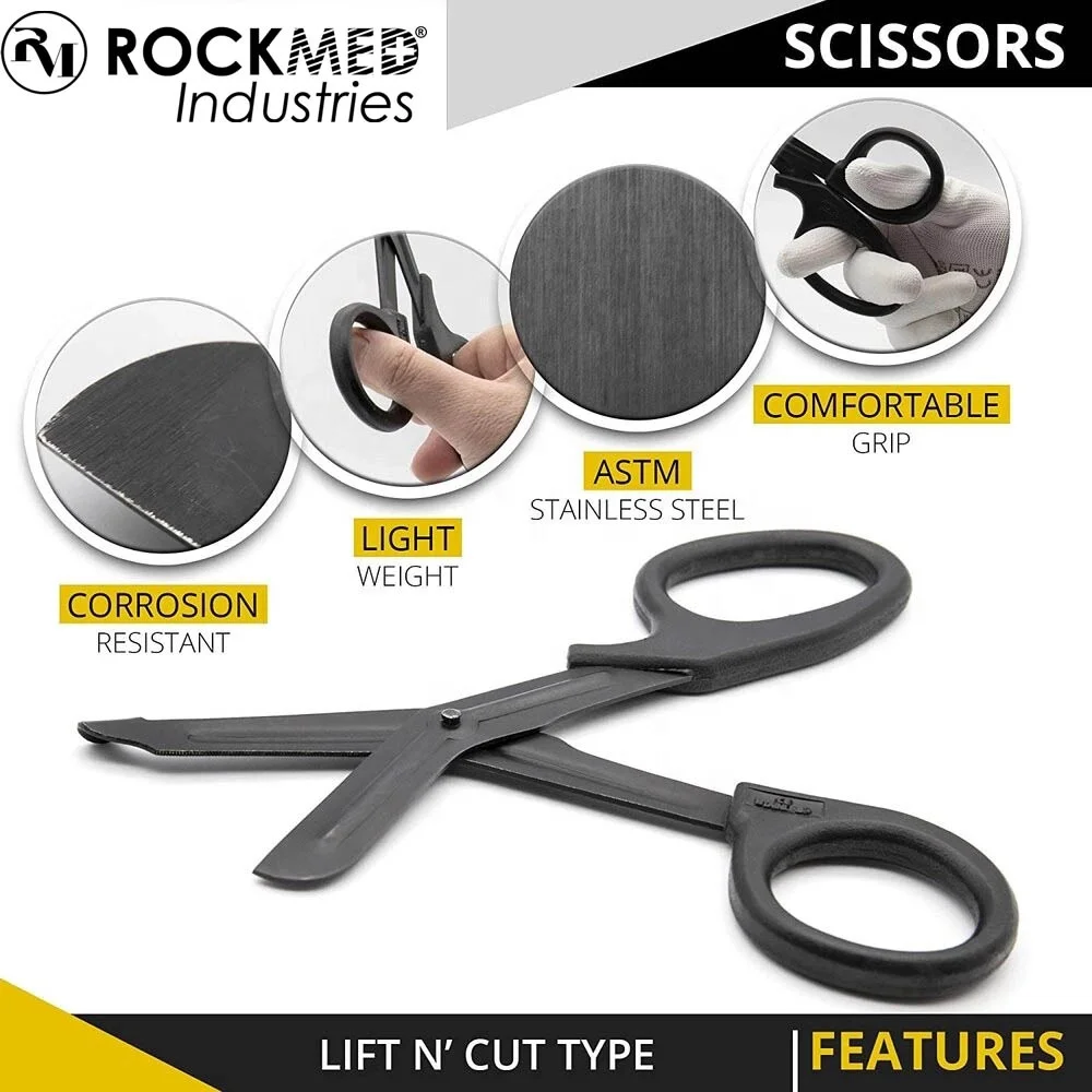 Nursing Pattern Bandage Scissors EMT Trauma Shears Paramedics Nurse Scissors Medical Scissors for Nurse and Medical Officer