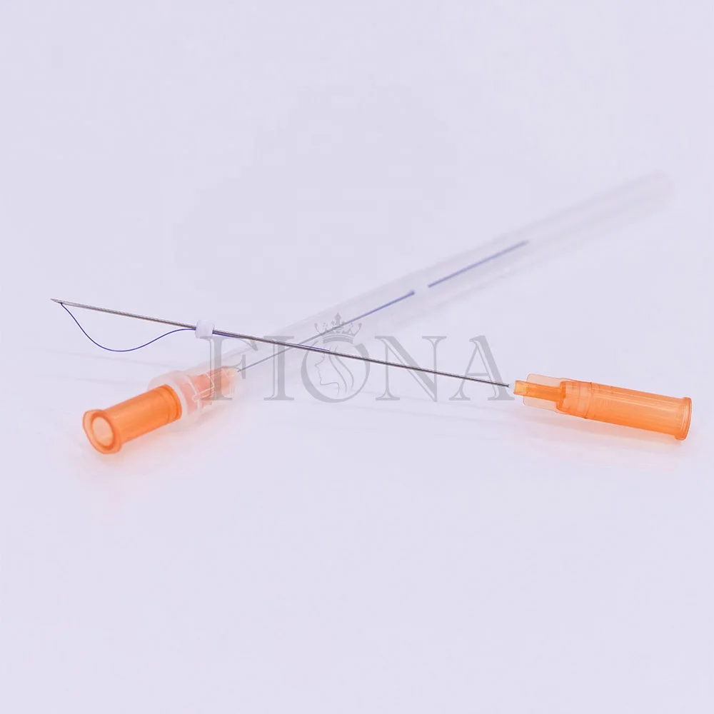 Pcl Cog резьба 19g 100 мм 6D с W Blunt Cannula для подтяжки лица