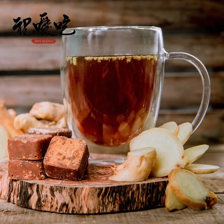 
Handmade high quality brown sugar ginger tea blocks 
