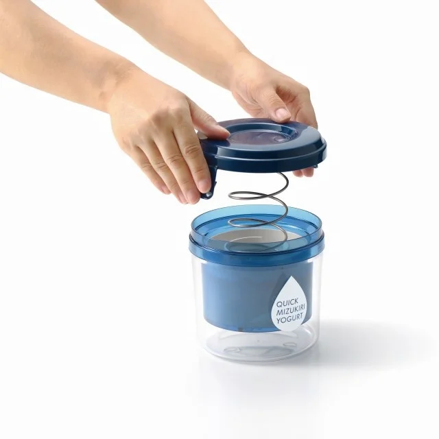 Easy Greek Yogurt Maker Japanese Kitchen Gadget for Salad Dressing, Tiramisu, Cheese Cake ST-3001 Quick Mizukiri Yogurt Strainer