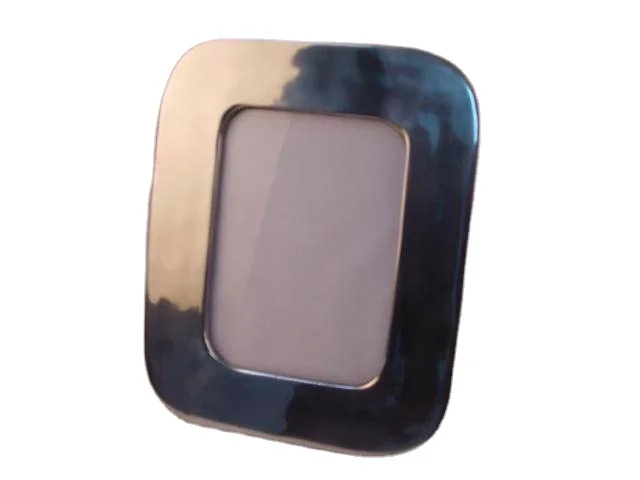 High Quality Metal Floral Shape Mosaic Picture Photo Frame Table Top Desk Photo Frame Wedding Gift Decorative Photo Frame