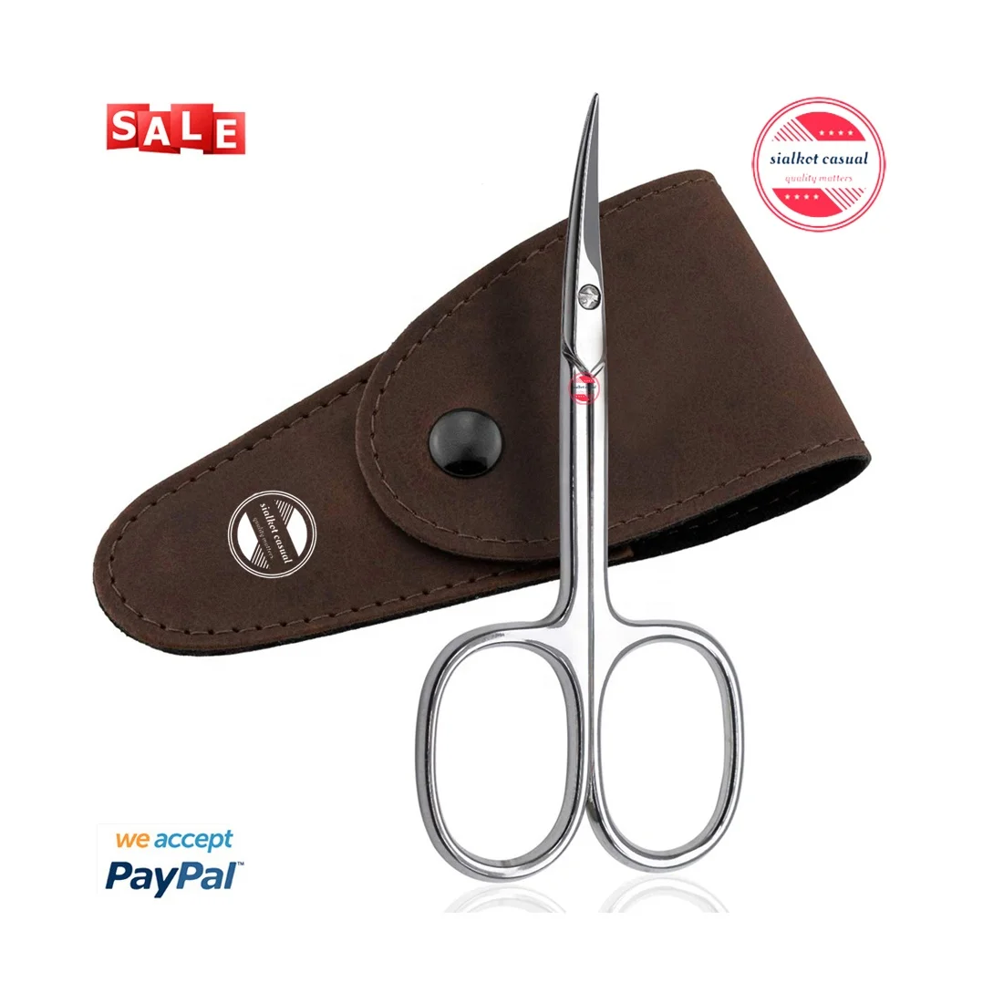 Cuticle Scissors Curved Blade, Nail Scissor  for Nail Care and Eyebrow cutting multi use Nail Tools  Personal Care (10000007904416)