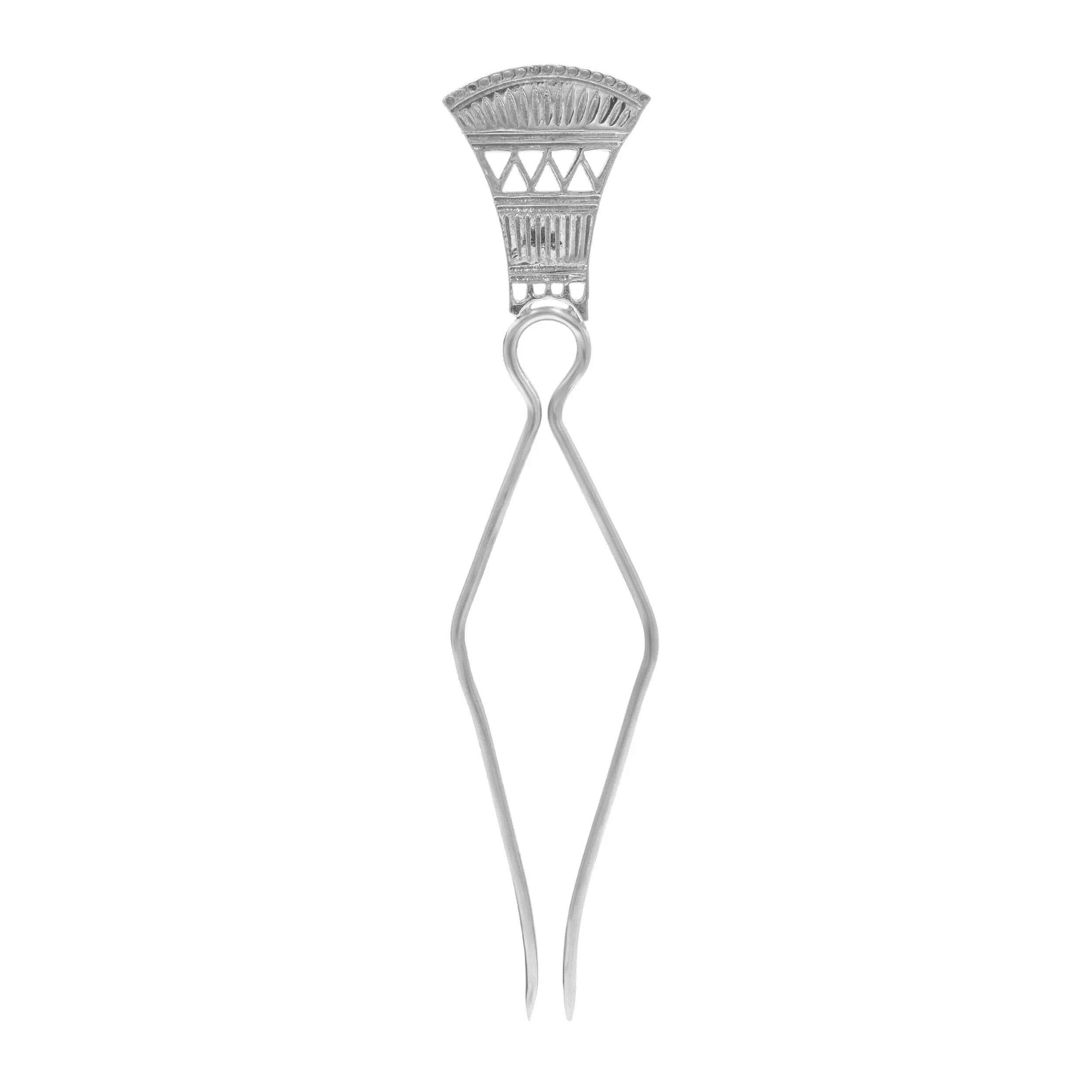 Chinese wings hair pin unique design crown shape hair bun pin brass metal gold plated waterproof fashion jewelry wholesale