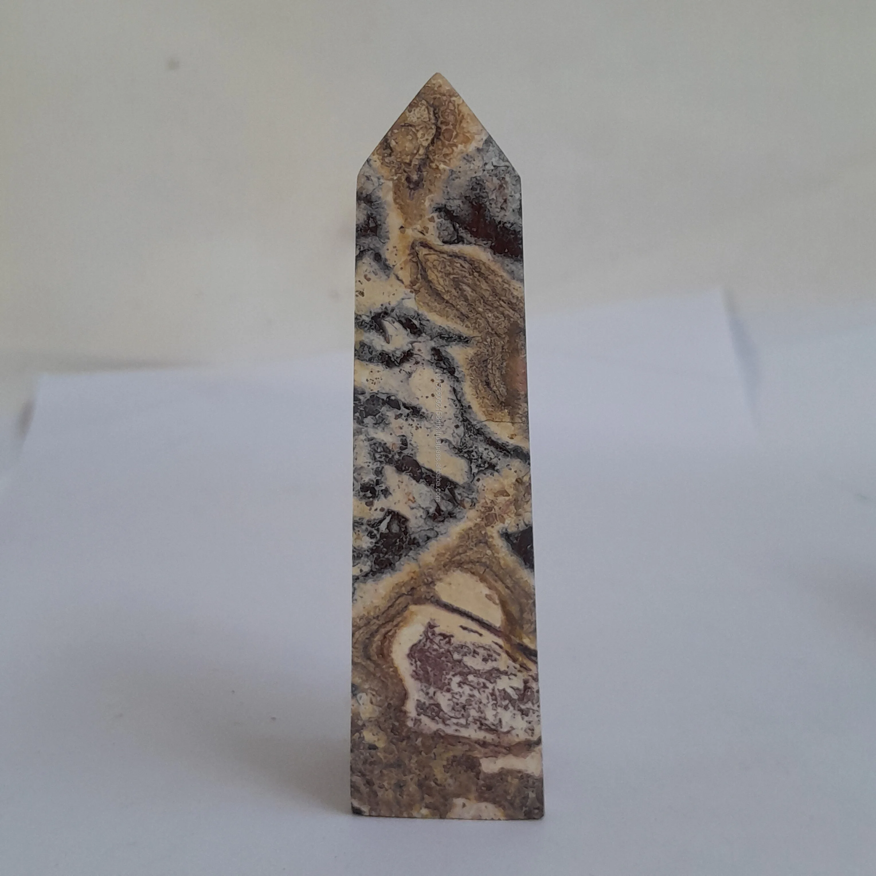 Wholesale High Quality Natural Indonesia Batik Jasper Tower Size 95mm Gemstones HandiCrafts Healing Crystal
