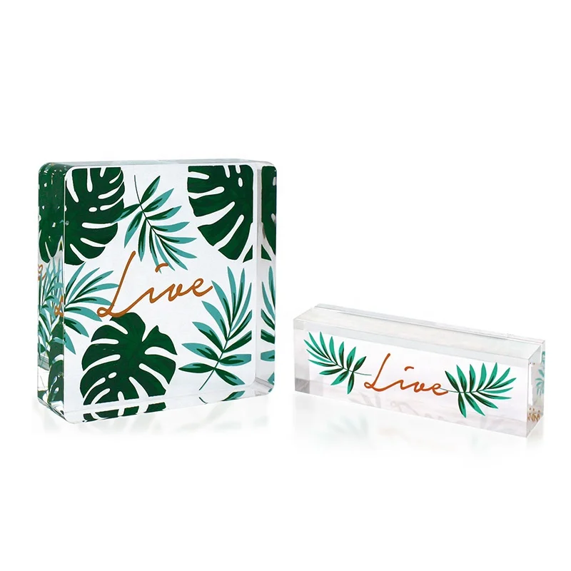 Promotional Cube Rectangle Shape Card Holders Note Clip