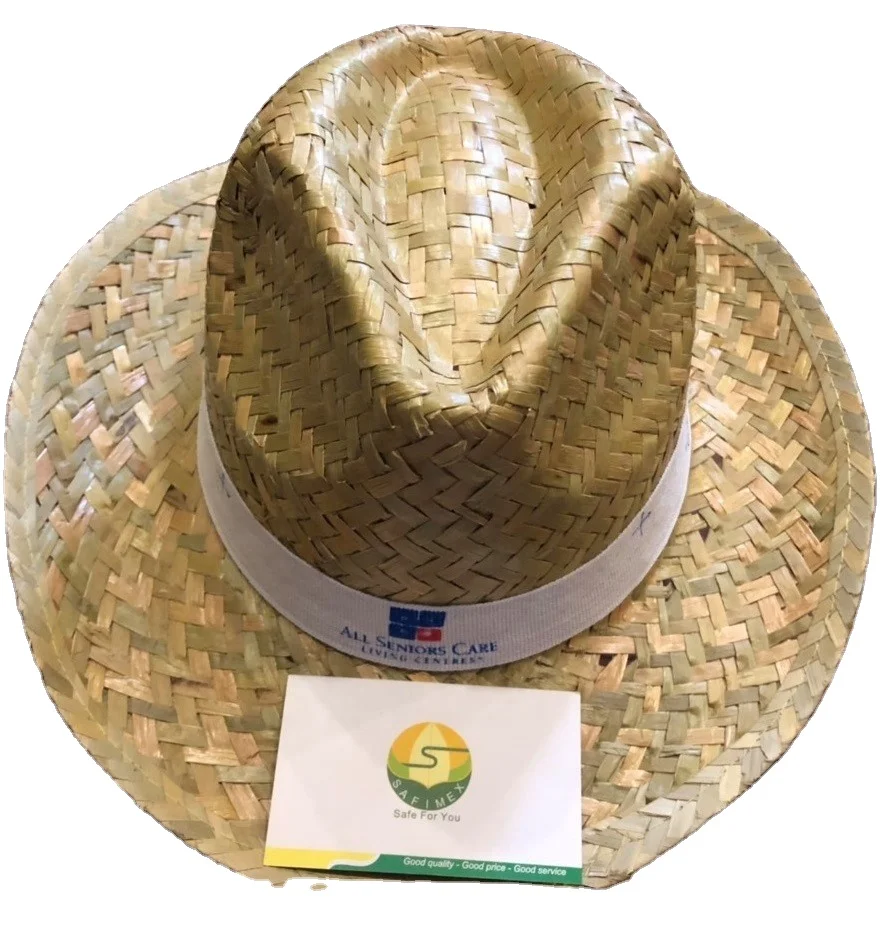 Sombrero De Paja for Promotion Factory Price Customize logo Ribbon/Wholesale Straw Hat Cheap