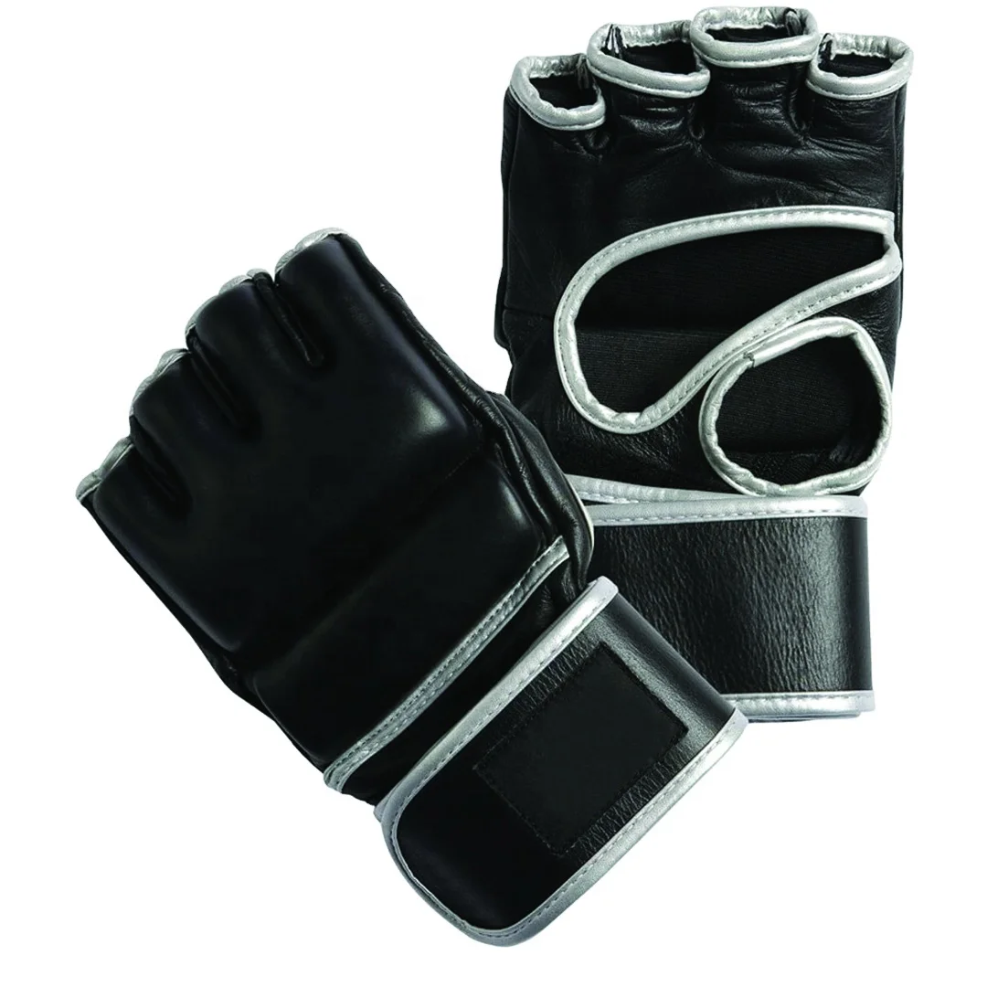 High quality wholesale custom logo boxing mma half finger gloves ufc fighting mma gloves guantes training gloves