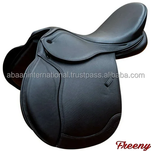 PURE LEATHER HORSE JUMPING SADDLE WITH FINE FINISH & STITCHING CLOSE CONTACT SADDLE FULLY CUSTOM OEM LOGO DESIGN COLOR MODEL
