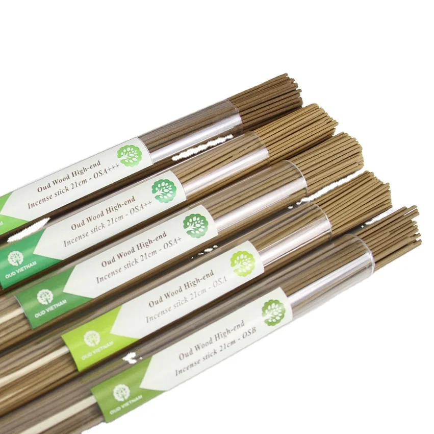 Wholesale Natural Incense Sticks Aroma Oud Vietnam High-end Grade Tripple a Plus Long Last Time Smelling