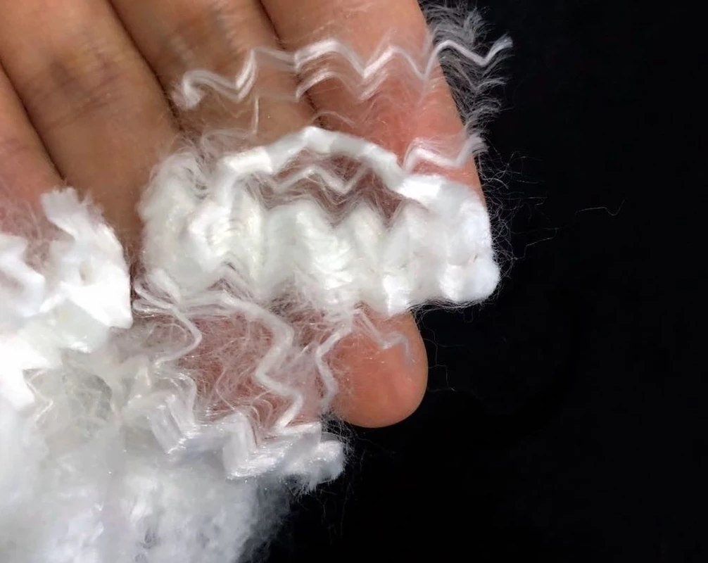 high quality low melt fiber 4D*51MM  polyester fiber wadding