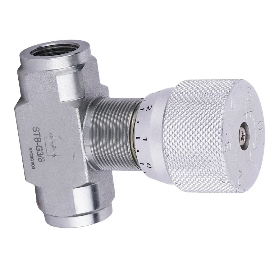 hydraulic valve  STB BI-DIRECTIONAL FLOW RESTRICTOR for machinery