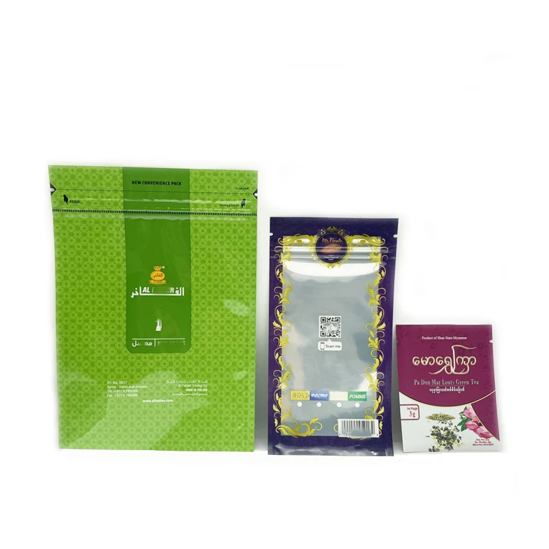 Three Side Sealed Pouches for Wide Range  with Custom Designed Specific Product Needs