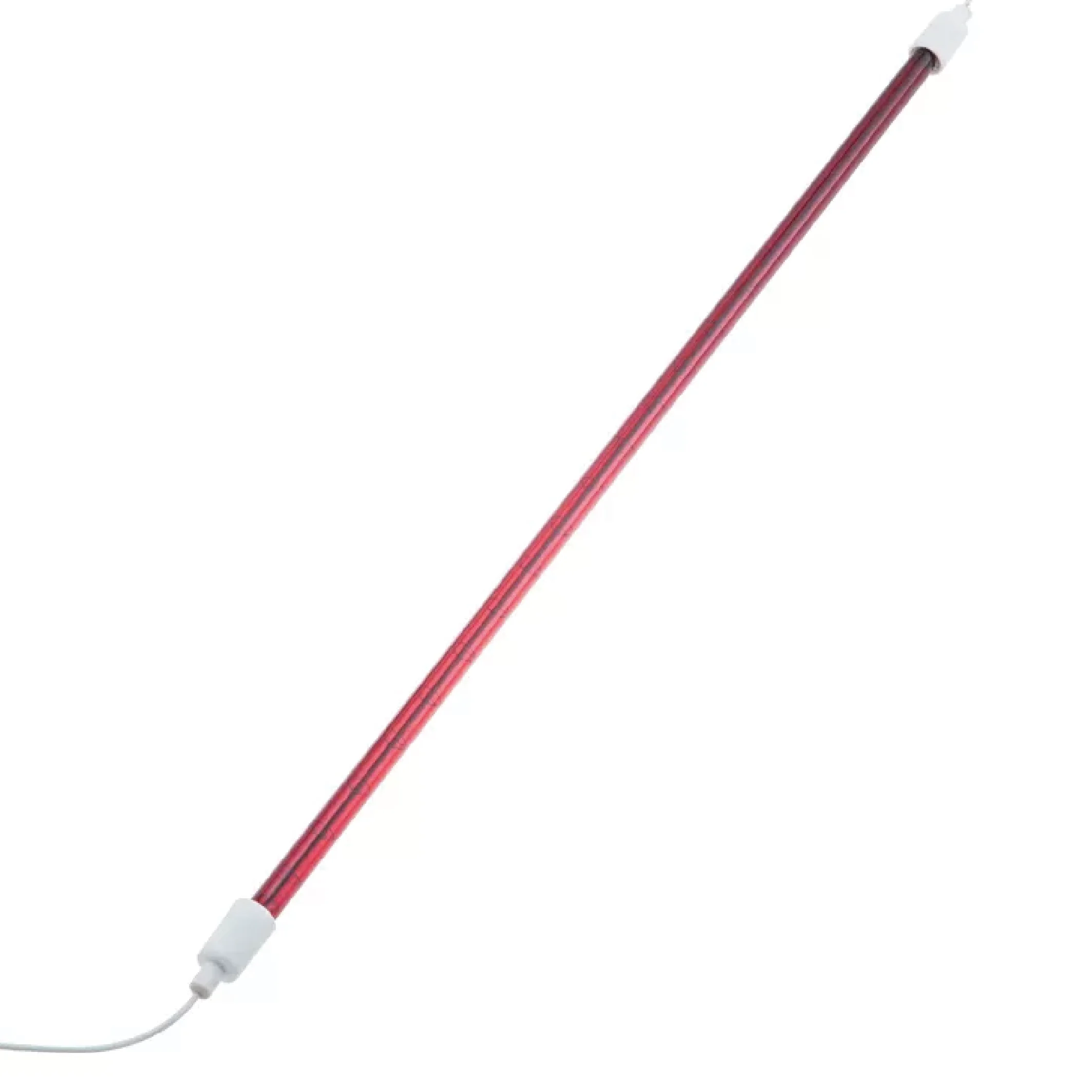 Single tube halogen Ruby Red infrared patio  heating  element