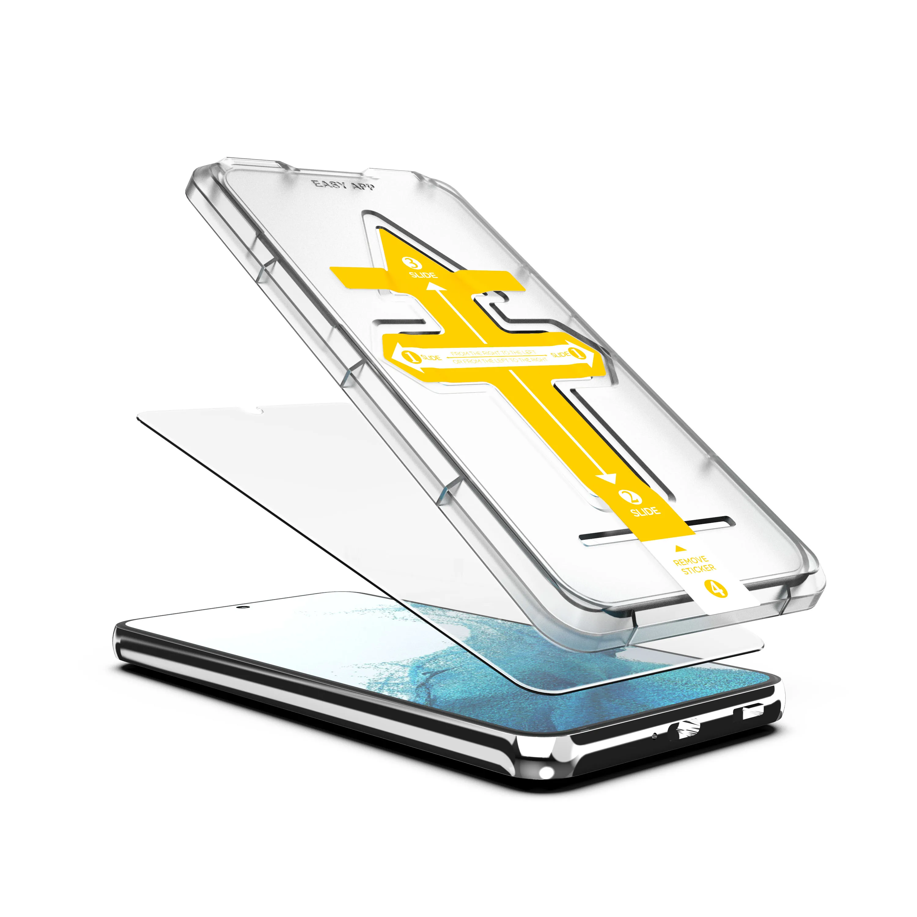 Factory Wholesale Premium 9H Screen Protector for Samsung Galaxy S23 plus Full Cover Tempered Glass  with Easy App