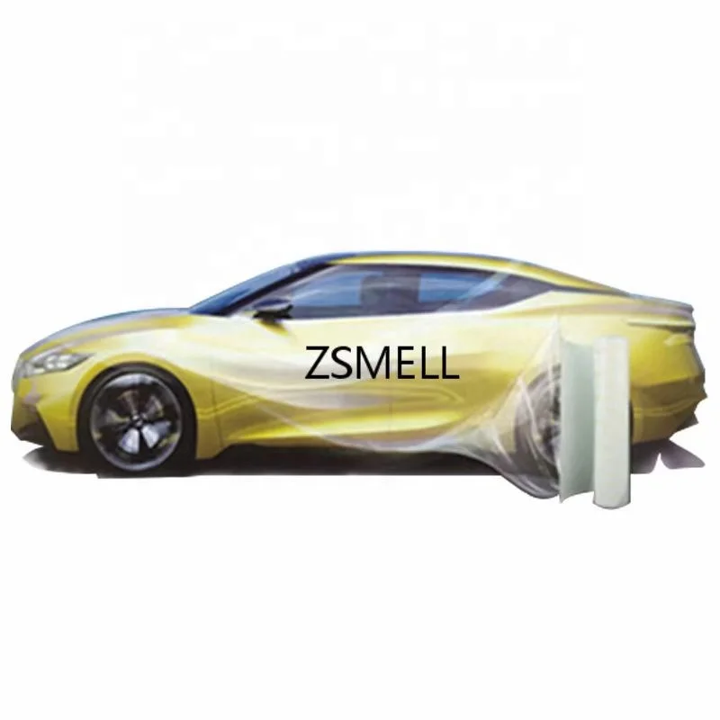 Zsmell Manufacturer Auto PPF TPH Gloss Black Film Car Sticker Black Paint Protection Film For Cars