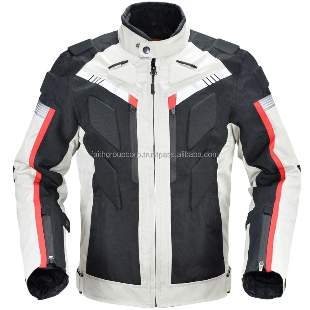 OEM Wholesale Custom Size & Beautiful Colour Men Off Road Motorcycle Waterproof Riding Adventure Touring Jackets Cordura Windpro