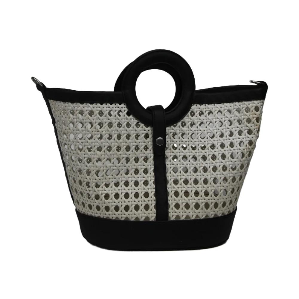 Вьетнамские высококачественные модные роскошные натуральные белые клатчи многоразовые ПВХ женские OEM/ODM Оптовые сумки для покупок женщин