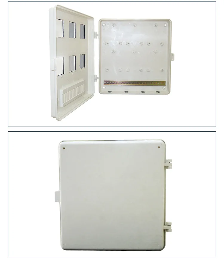 Manufacturer wholesale fiberglass electric meter box for 4/6 households, switch electronic outdoor rainproof electric meter box