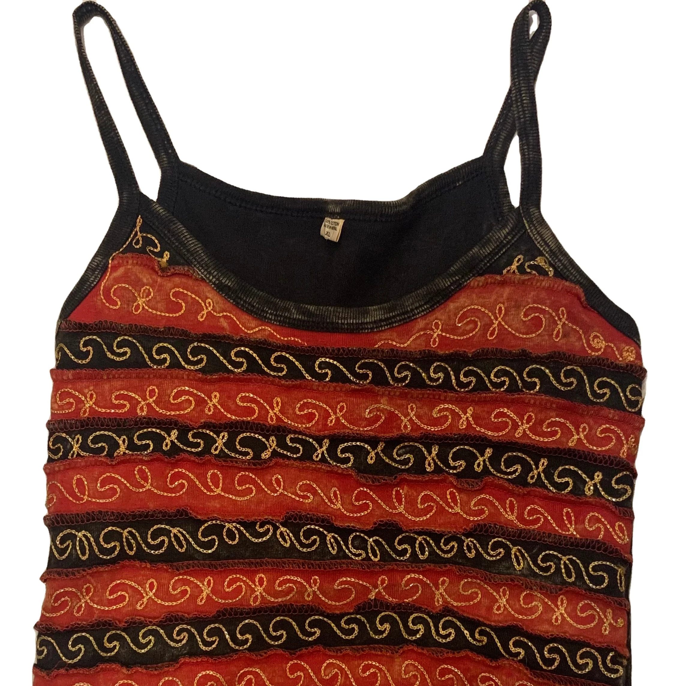 Мужская 100% хлопковая майка размеры XL дышащая повседневная трикотажная с вышивкой в уличном стиле без рукавов 3D-узором