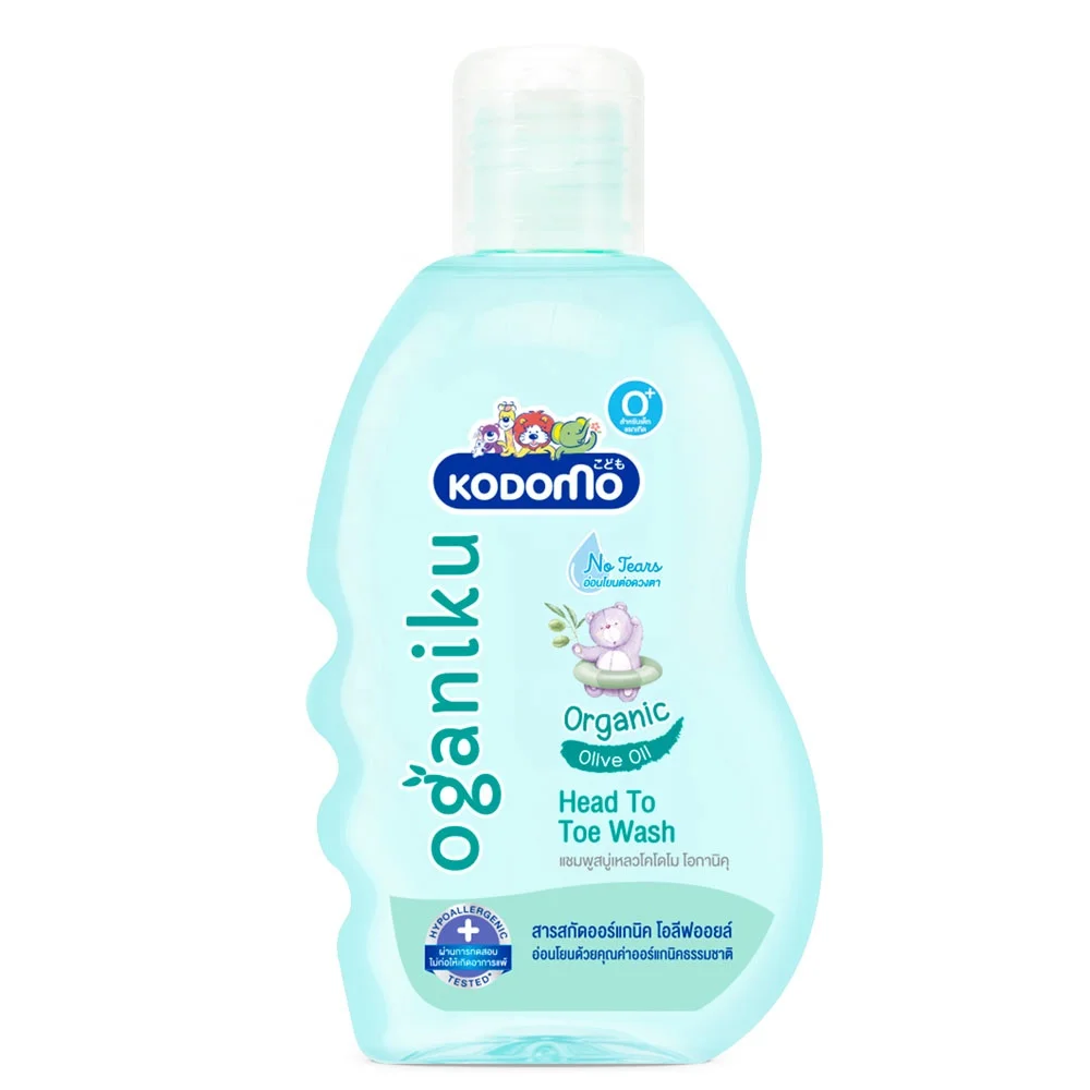 Kodomo Head To Toe Wash Oganiku No Tears Formula for Baby and Kids