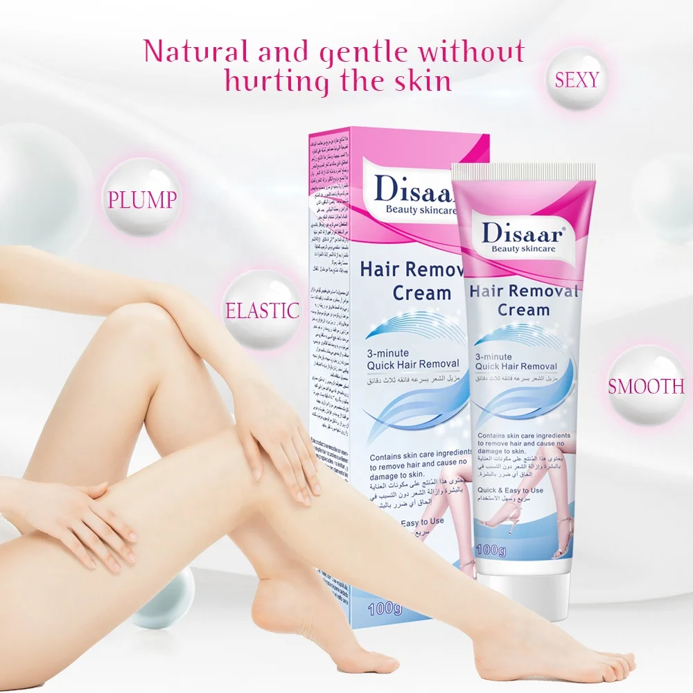 Disaar natural legs underarm body rapid hair removal smooth skin hair removal cream