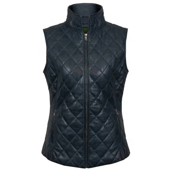 Winter Mens Leather Vest Red High Quality Womens Leather Vests Custom Factory Wholesale OEM