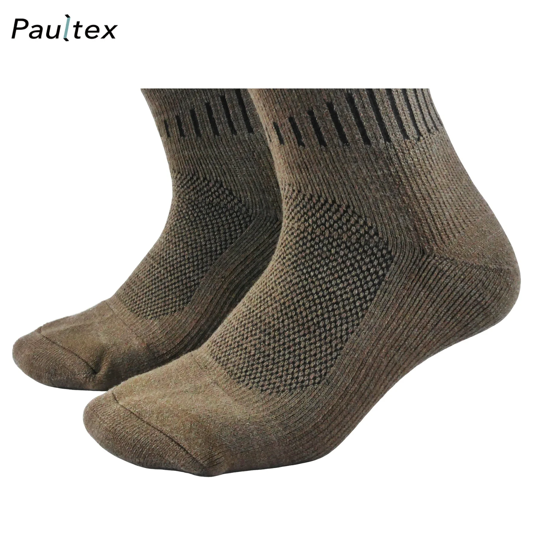 Custom Logo Trampoline Wool Thigh High Socks