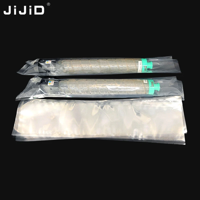 JIJID 15x 69cm 160Micron 3 Side Sealed Transparent Clear PET/CPP High Transparency Vacuum Seal Bag Pouch for Toner Cartridge
