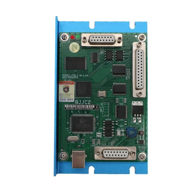 BJJCZ FBLI-B-LV4 Orginal Control Card Ezcad  for Fiber Laser Marking Machine Support Rotary Function With Metal Cover