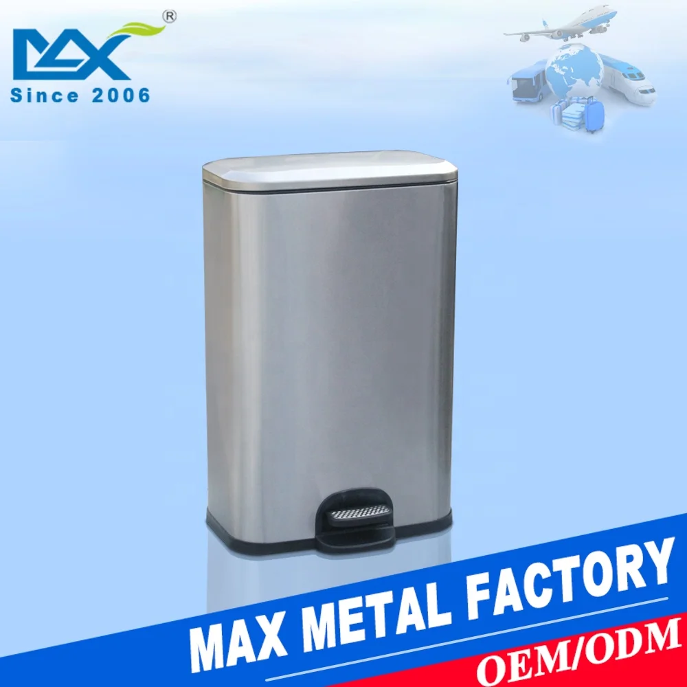 Pedal bin modern style dustbin pedal 50 liter bin waste foot  bin