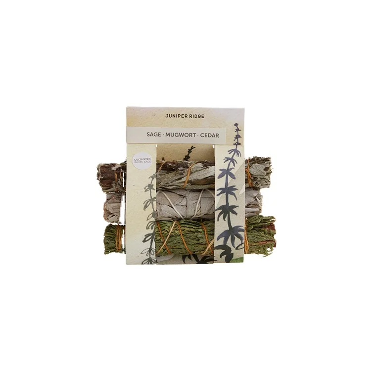 Newly Arrived Best Home Air Fragrance Top Bulk Selling Sage, Mugwort Cedar Bundles at Low Price