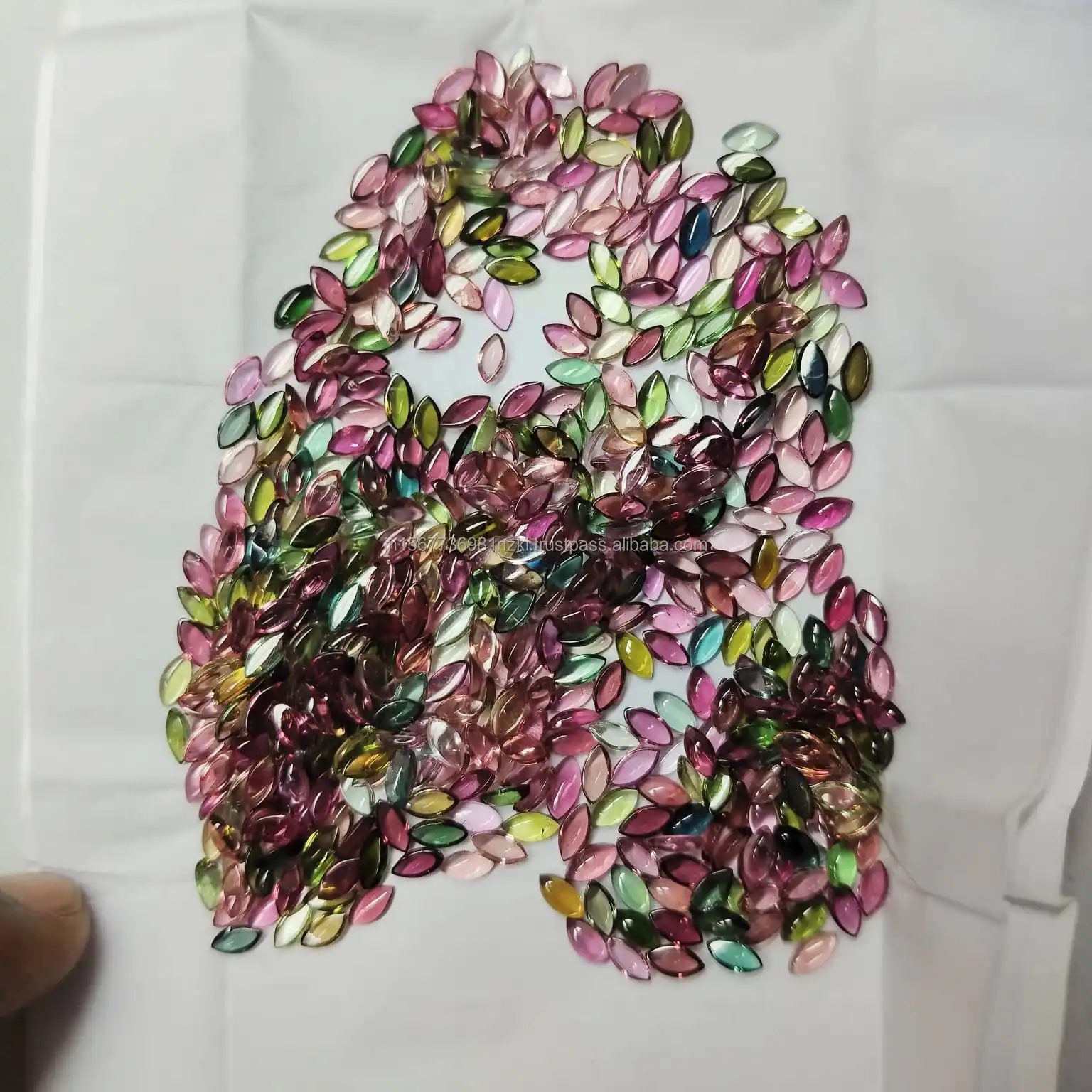 100% Natural Quality Gemstone Multi Tourmaline Calibrated Gemstone All Sizes Available In Custom Hand Made Making Jewelry