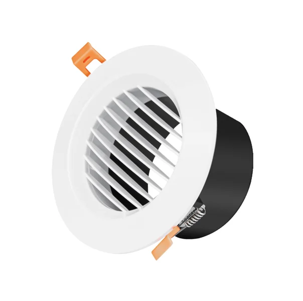 Round Air Vent Adjustable Ceiling Diffuser Grill Cover Louver Soffit Vent For Kitchen