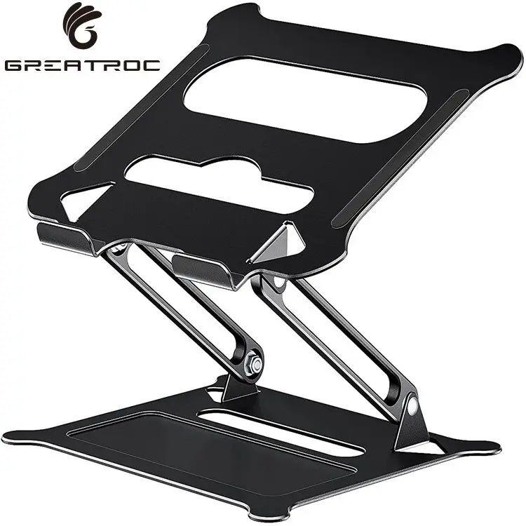 Great Roc foldable laptop stand Notebook Laptop Stand portable adjustable laptop stand aluminum